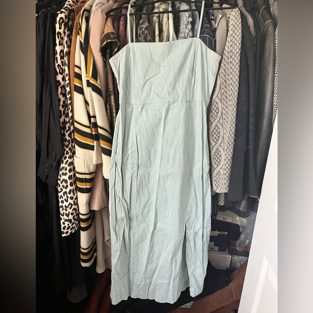 Theory Light Teal Dress